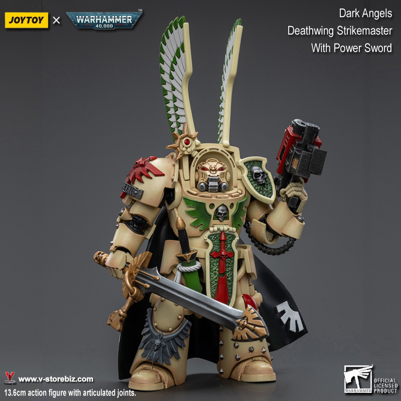 JOYTOY Warhammer 40K: Dark Angels Deathwing Strikemaster with Power Sword