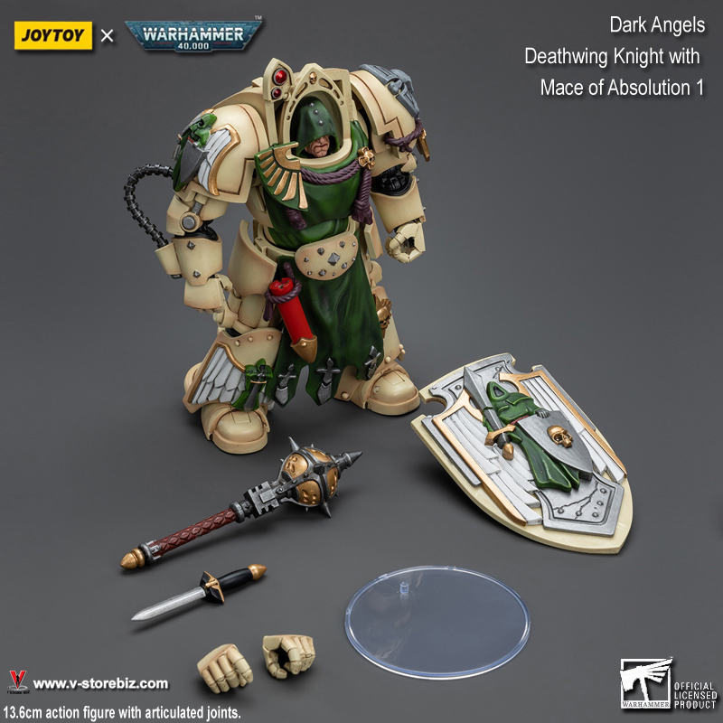 JOYTOY Warhammer 40K: Deathwing Knight with Mace of Absolution 1