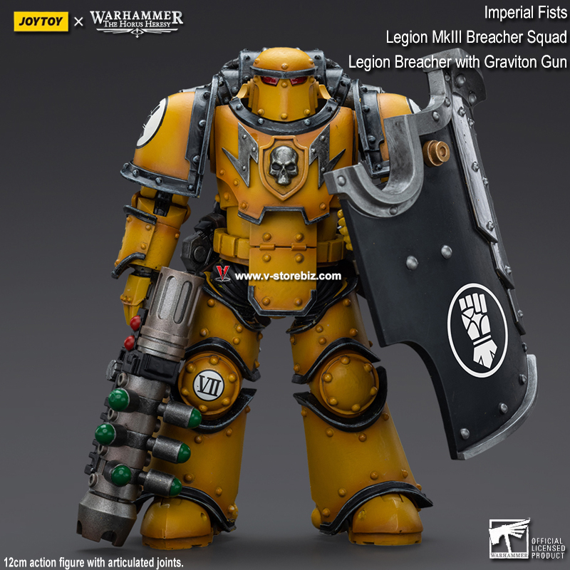 JOYTOY Warhammer 40K: Imperial Fists - Legion MkIII Breacher with Graviton Gun