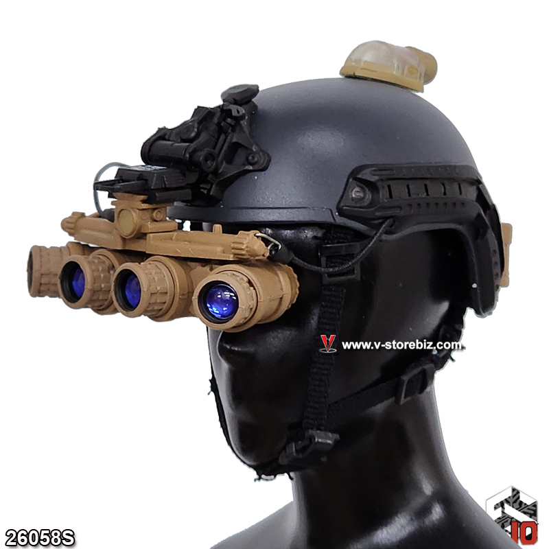 E&S 26058S DSI Sniper High Cut Helmet & GPNVG18 NVG