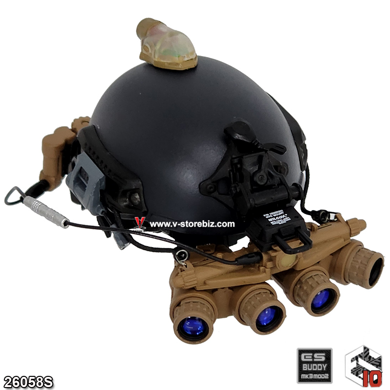 E&S 26058S DSI Sniper High Cut Helmet & GPNVG18 NVG