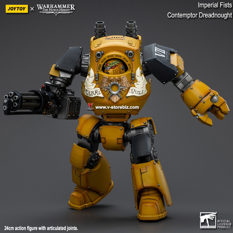 JOYTOY Warhammer 40K: Imperial Fists - Contemptor Dreadnought