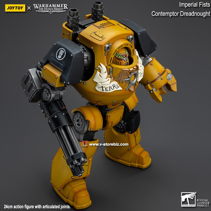 JOYTOY Warhammer 40K: Imperial Fists - Contemptor Dreadnought