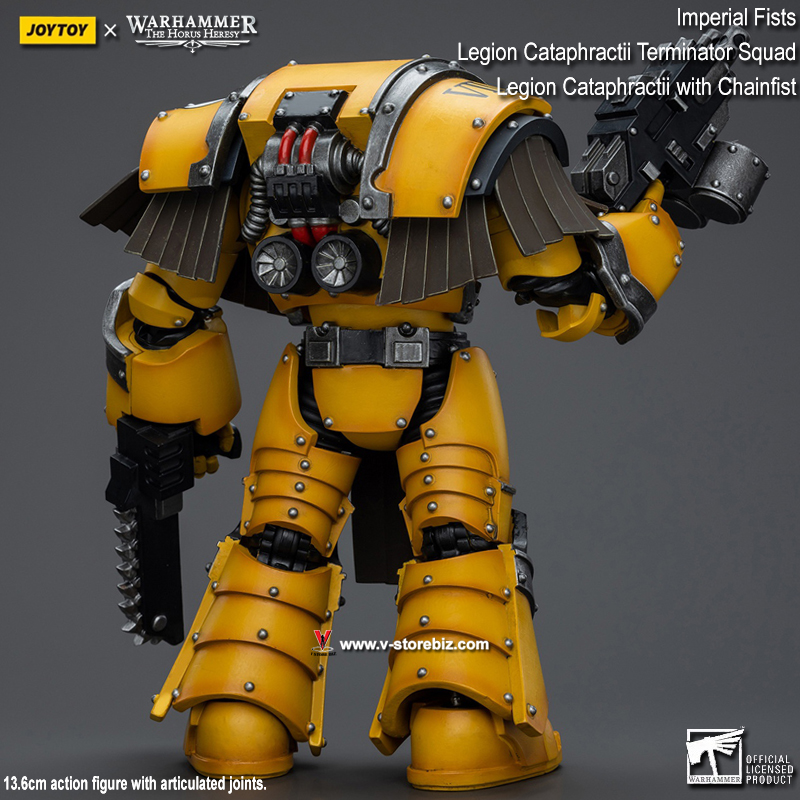 JOYTOY Warhammer 40K: Imperial Fists - Legion Cataphractii Terminator Squad: Chainfist