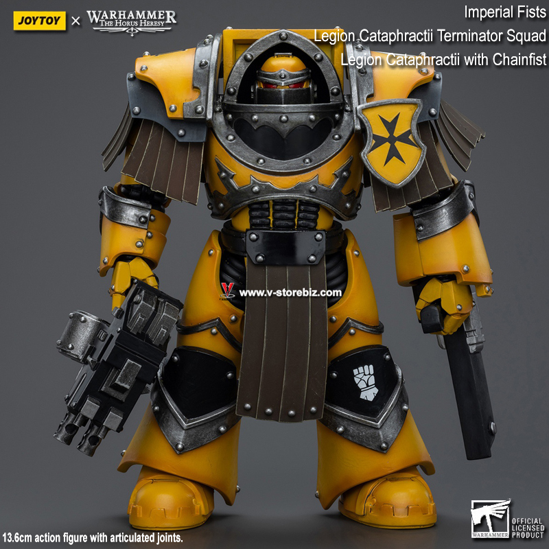 JOYTOY Warhammer 40K: Imperial Fists - Legion Cataphractii Terminator Squad: Chainfist