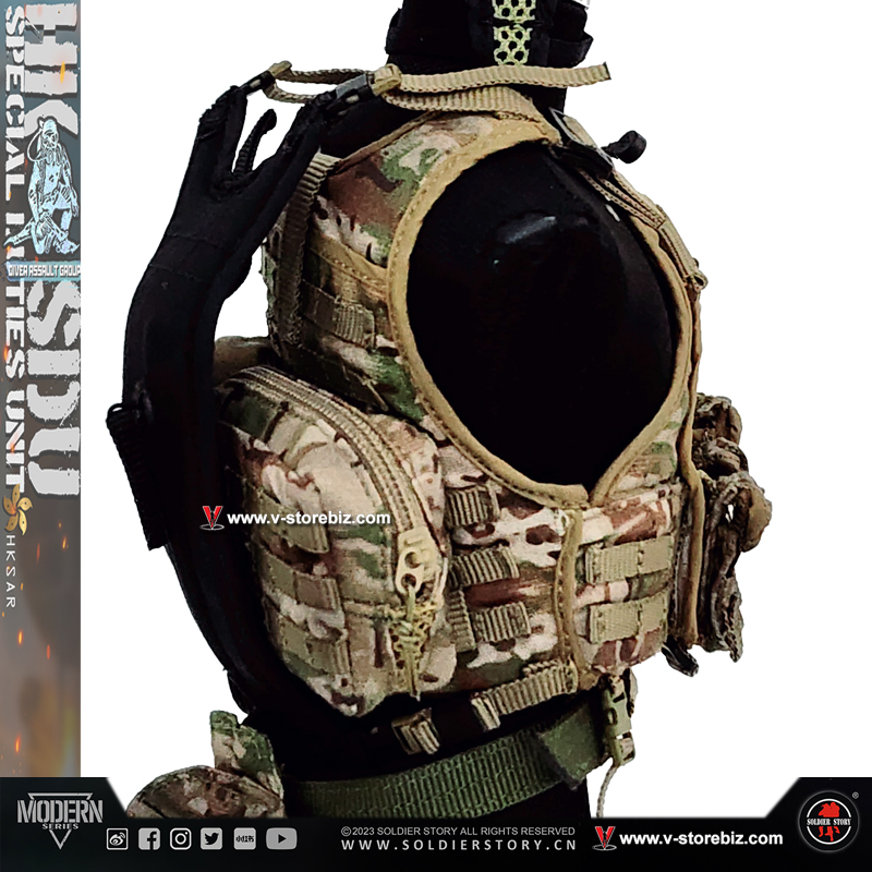 Soldier Story SS-132 SDU Diver Multicam Vest & Headset