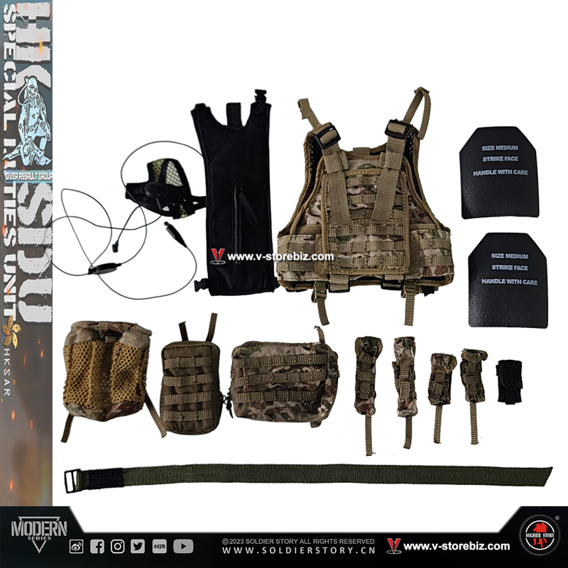 Soldier Story SS-132 SDU Diver Multicam Vest & Headset