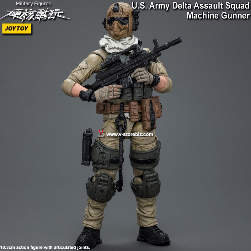 JOYTOY JT9565 U.S. Army Delta Assault Squad Machine Gunner