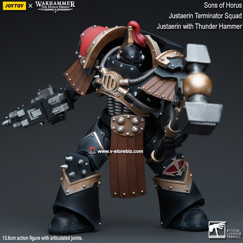 JOYTOY Warhammer The Horus Heresy: Sons of Horus - Justaerin with Thunder Hammer