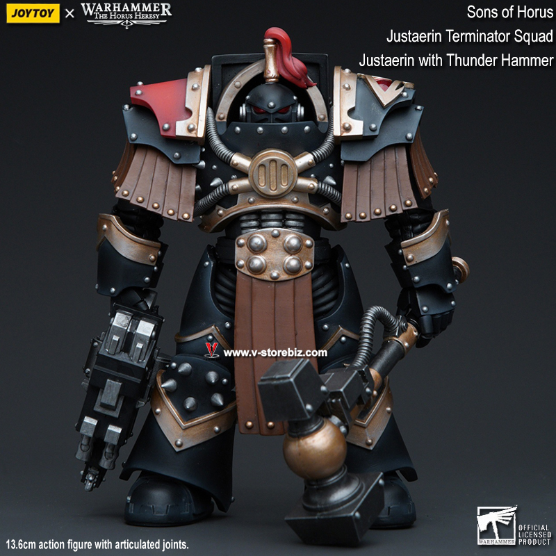 JOYTOY Warhammer The Horus Heresy: Sons of Horus - Justaerin with Thunder Hammer