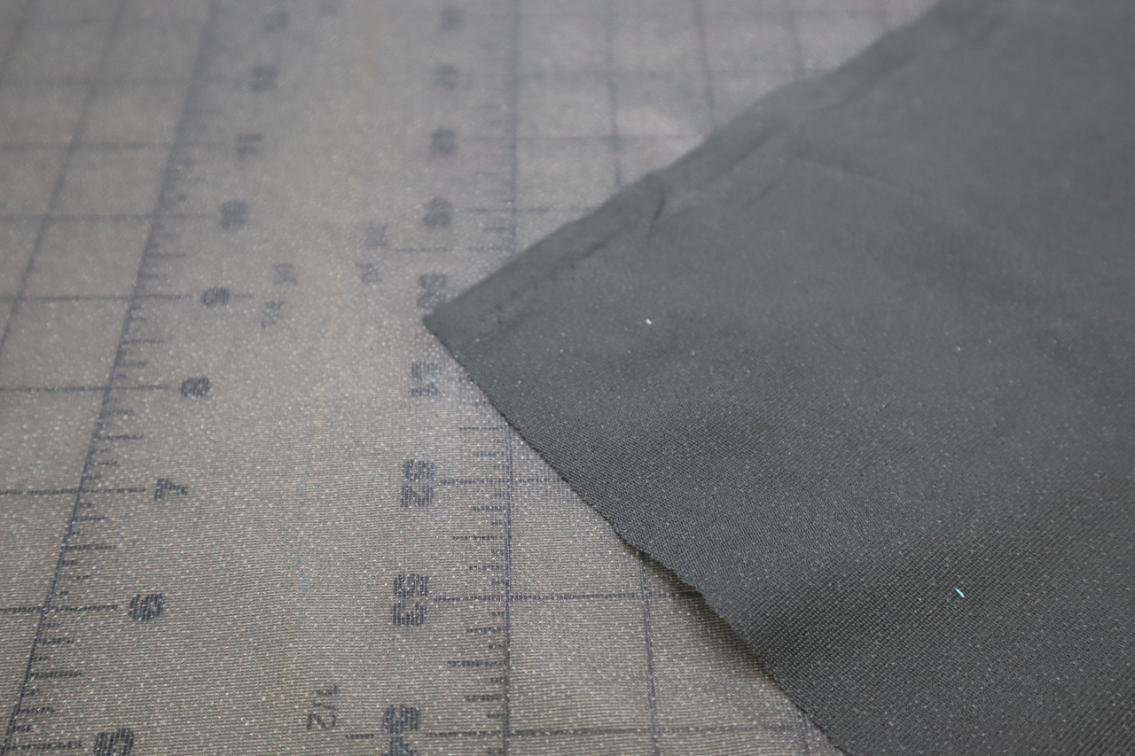 BLACK FRENCH FUSIBLE INTERFACING LIGHTWEIGHT TEXTURED WARP KNIT