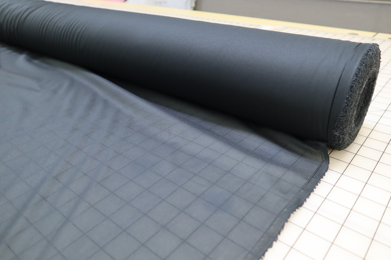 Midweight Fusible Weft Interfacing for Tailoring - Black