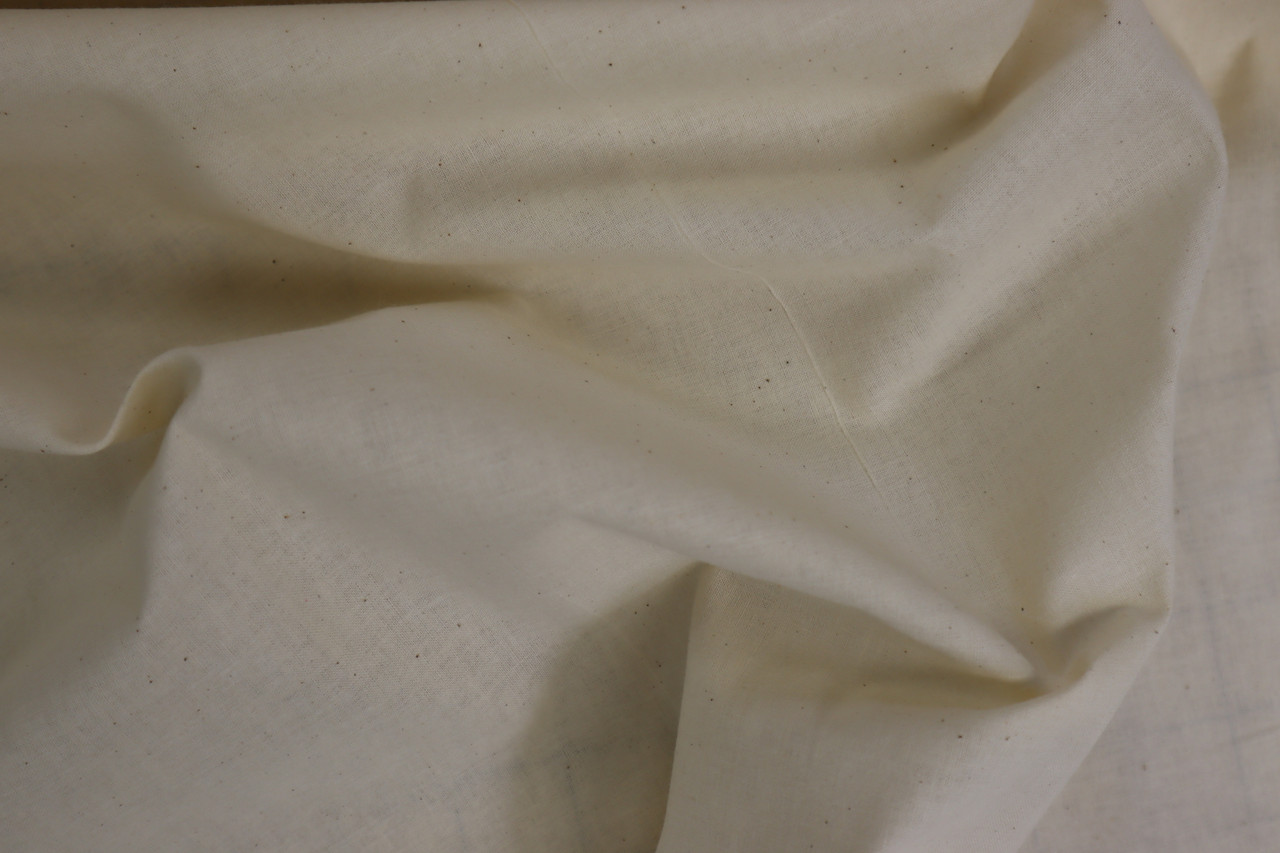 80 WEIGHT 100 COTTON MUSLIN FABRIC 60" WIDE