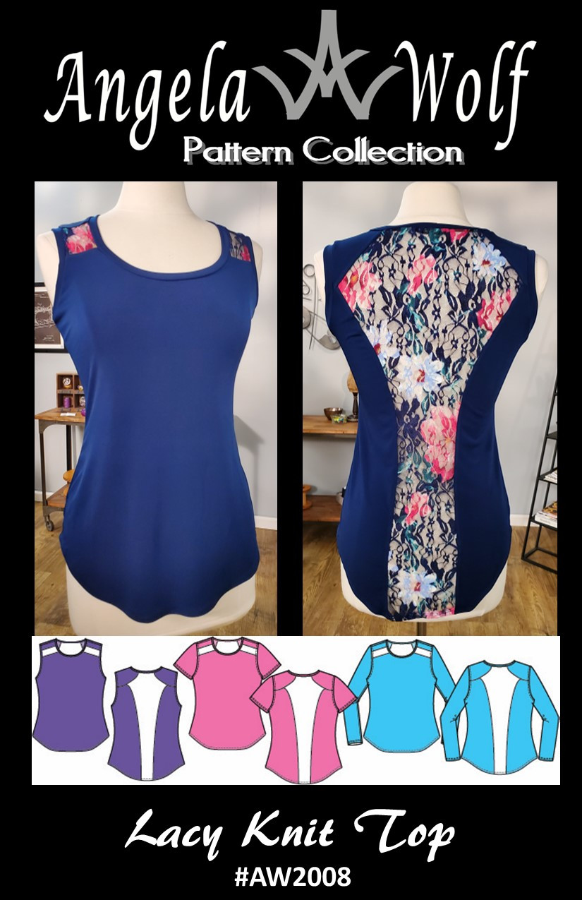 トップス mediam knit lace tops Lace Knitted Round Neck Top Brown | NA-KD