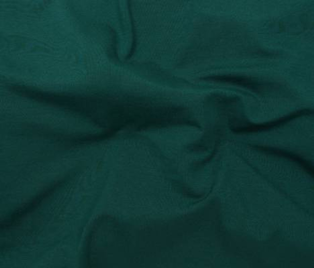 DARK GREEN SOFTIQUE RAYON VISCOSE KNIT FABRIC - SOLD BY THE 1/2