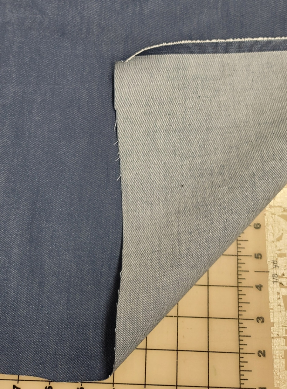Sanforizing Lightweight Stretch Denim Fabric by the metre 63 inch