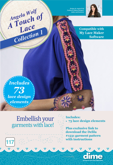 A Touch of Lace Embroidery by Angela Wolf A Touch of Lace Embroidery by Angela Wolf