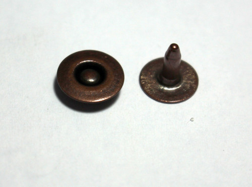 Copper Oxide Jean Ring Rivet - Package of 12