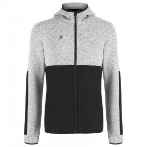 Noname Fleece Jacket Unisex Grey Melange Noname Fleece Jacket Unisex Grey Melange
