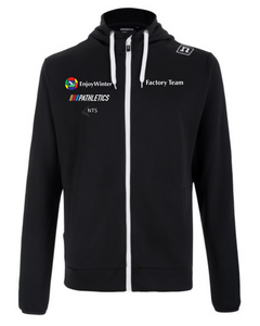 FACTORY TEAM SEMI-CUSTOM NONAME TRACK HOODIE UNISEX BLACK FACTORY TEAM SEMI-CUSTOM NONAME TRACK HOODIE UNISEX BLACK