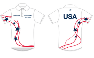 OUSA NONAME CUSTOM YOUTH LEADER PIQUE SHIRT UNISEX WHITE