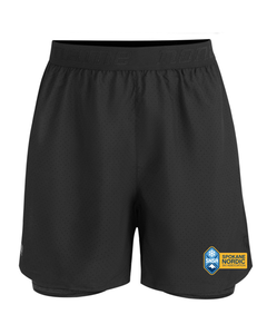 SNSA SEMI-CUSTOM NONAME SPEED TECH RUNNING SHORTS UX BLACK