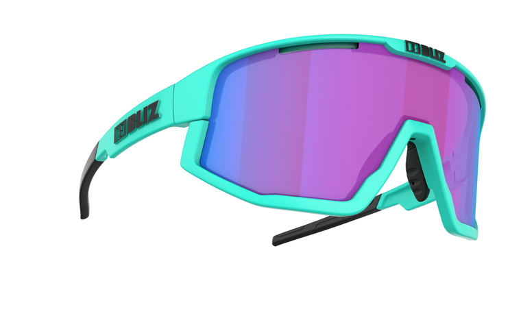 Bliz Fusion Nano Optics Nordic Light, Celeste Frame, Begonia with Blue Multi Contrast Lens Bliz™ Sunglasses 124.95 Enjoy Winter