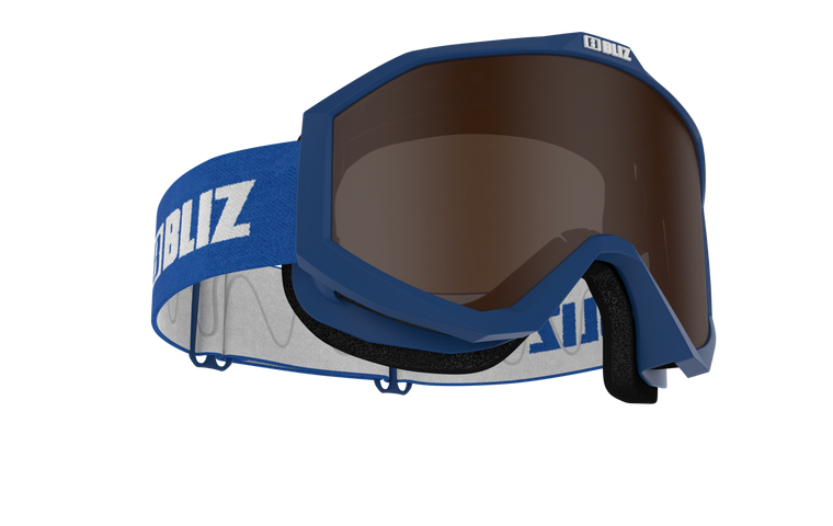 Bliz Liner, Blue Frame, Brown Contrast Lens