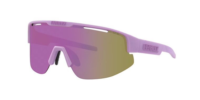 Bliz Matrix Small , Matte Purple, Brown Mirror Purple