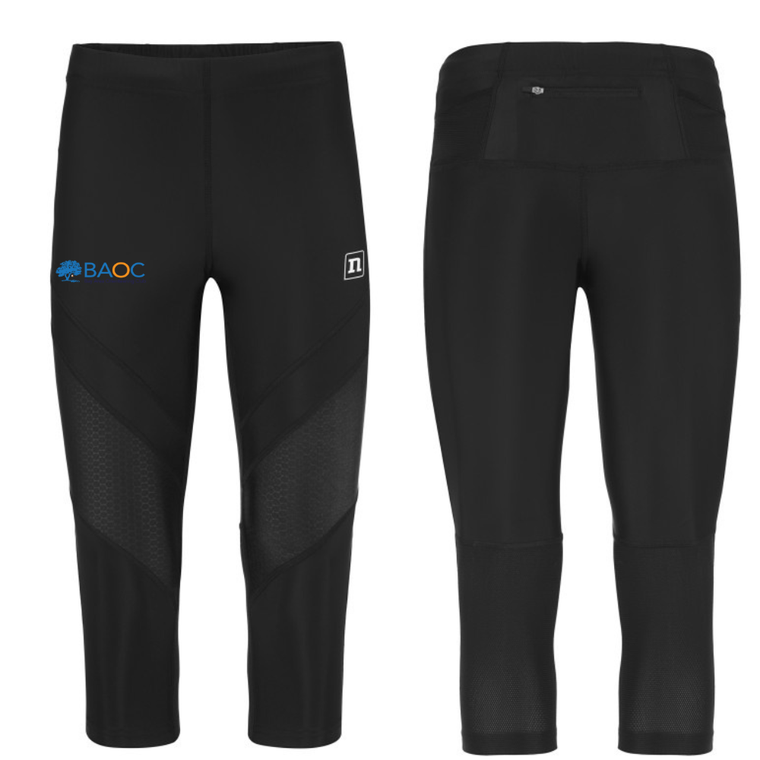 BAOC SEMI-CUSTOM NONAME KIMERA CAPRI TIGHTS  YOUTH/UX BLACK
