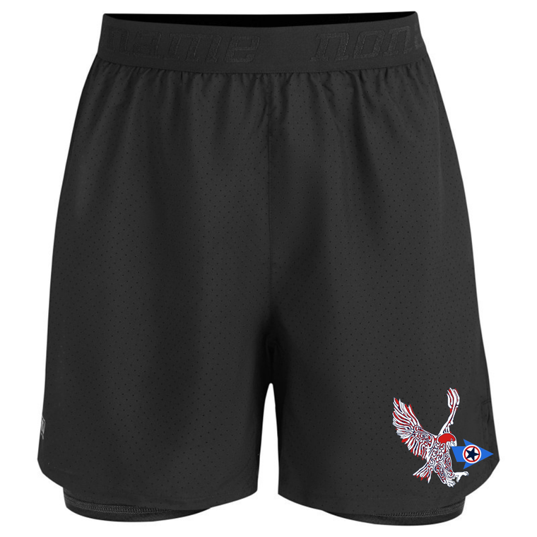 OUSA SEMI-CUSTOM NONAME SPEED TECH RUNNING SHORTS UX BLACK