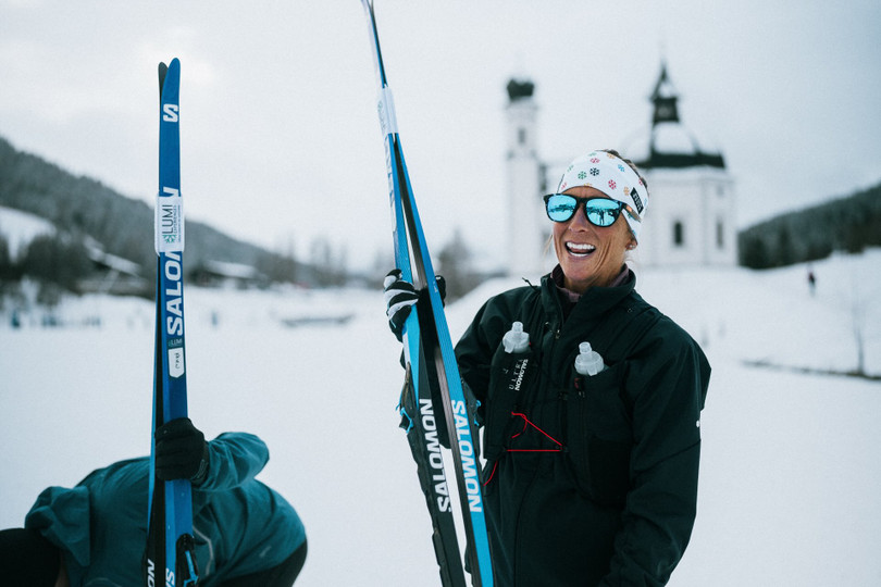 Courtney Dauwalter Visits Seefeld & Seiser Alm With Lumi