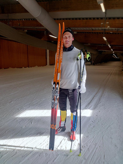 Photos from the ski tunnel with Simon Zink, Brand New Peltonen Skis