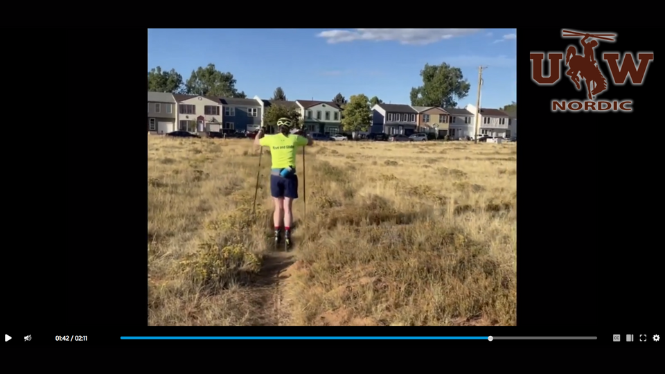 Video: Off Road Rollerskiing with University of Wyoming Nordic Skiing  Video: Off Road Rollerskiing with University of Wyoming Nordic Skiing