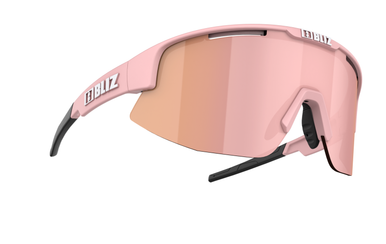 Bliz Matrix, Matte Powder Pink Frame, Brown with Rose Multi Lens