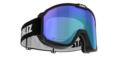 Bliz Rave, Black Frame with Light Orange Blue Multi Lens