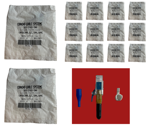 15-pk UniCam® 95-200-98 LC SingleMode Connector/Ultra PC Polish+Rotating pd 10z