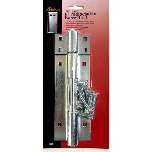 8" Extra Heavy S. Parker Padlockable Barrelt Bolt Stanley 773123 SPH44208 pd 17z