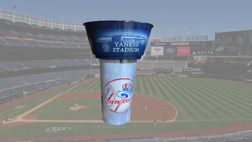 NY Yankees 32oz Stadium Cup w/Built-In Snack Tray - 2025 Limited Collectible 10z NY Yankees 32oz Stadium Cup w/Built-In Snack Tray - 2025 Limited Collectible 10z