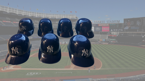7pk YANKEE STADIUM SOUVENIR Ice Cream Helmets 5.5x3.25" by Rawlings CUTE! 11z 7pk YANKEE STADIUM SOUVENIR Ice Cream Helmets 5.5x3.25" by Rawlings CUTE! 11z