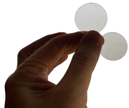 TWO Watch Crystals Glass (28mm+33mm) from 1970's-1990's Vintage Watches  bz 10z