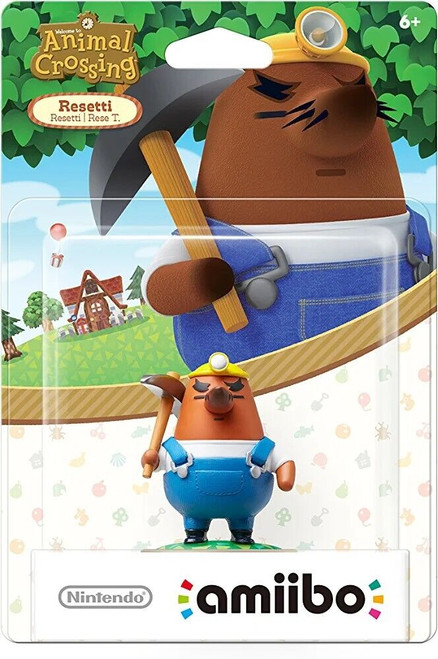 SEALED Genuine Nintendo Mr. Resetti amiibo Figure Official Toy Collectible / 10z SEALED Genuine Nintendo Mr. Resetti amiibo Figure Official Toy Collectible / 10z
