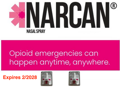 2 Doses OTC Nasal Spray - FACTORY FRESH - Do Not Expire Until FEBRUARY 2028 10z 2 Doses OTC Nasal Spray - FACTORY FRESH - Do Not Expire Until FEBRUARY 2028 10z