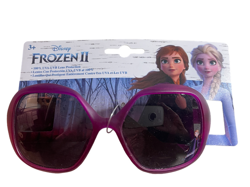 Disney Frozen II Anna, Elsa Purple Violet Collector Sunglasses 100% UVA-UVB 10z