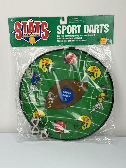 Football Sport Darts STATS 1999 NFL CFB Tailgating game days VINTAGE SEALED 11z