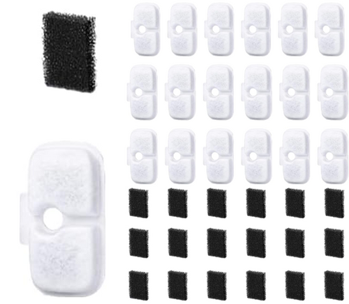 19-PACK Cat Water Filter Replacements, For Many Popular Pet Water Dispensers 13z