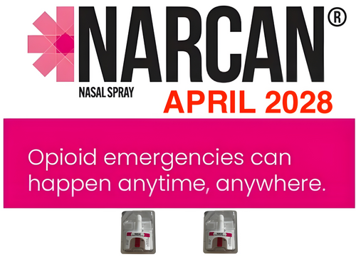 2 Doses OTC Nasal Spray - FACTORY FRESH - LONG EXPIRE DATE:  APRIL 2028 11z