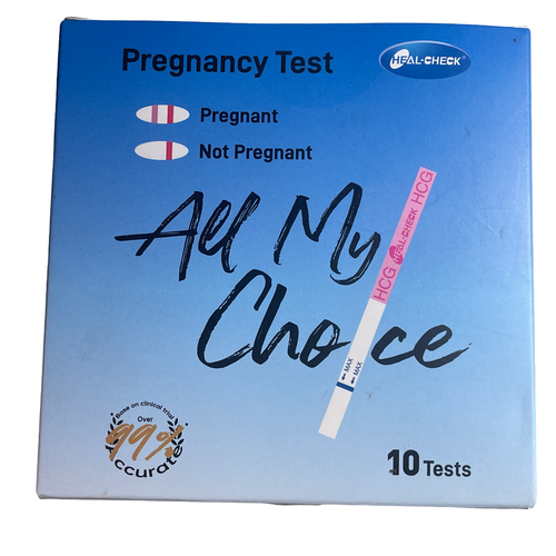 All My Choice Pregnancy Test Strips Kit 10-Pack HCG Test Strips Exp 11/30/26 11z