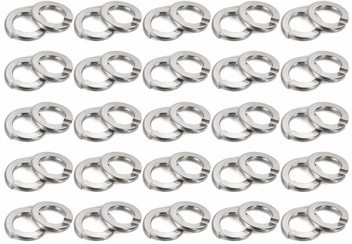 50pk of 3/8" - 16 STAINLESS STEEL LOCKING WASHERS - FREE secure shipping 12z