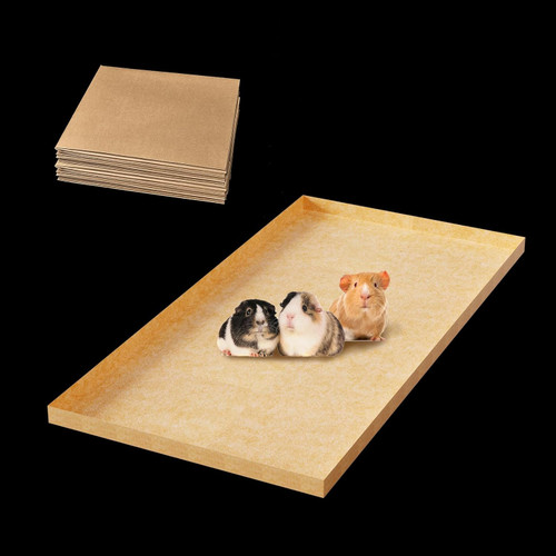 24pk Disposable Paper Bottom 48x24x1.6" for Guinea Pig Cages (180 days) 23z